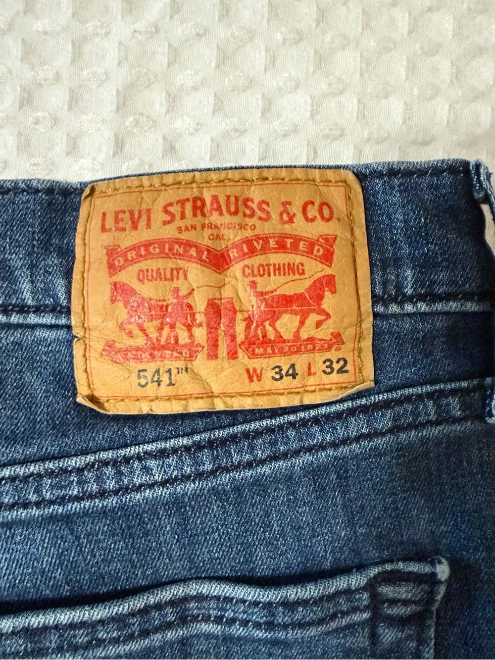 Levi's Men's 541 Medium-Dark Blue Athletic Fit Jeans